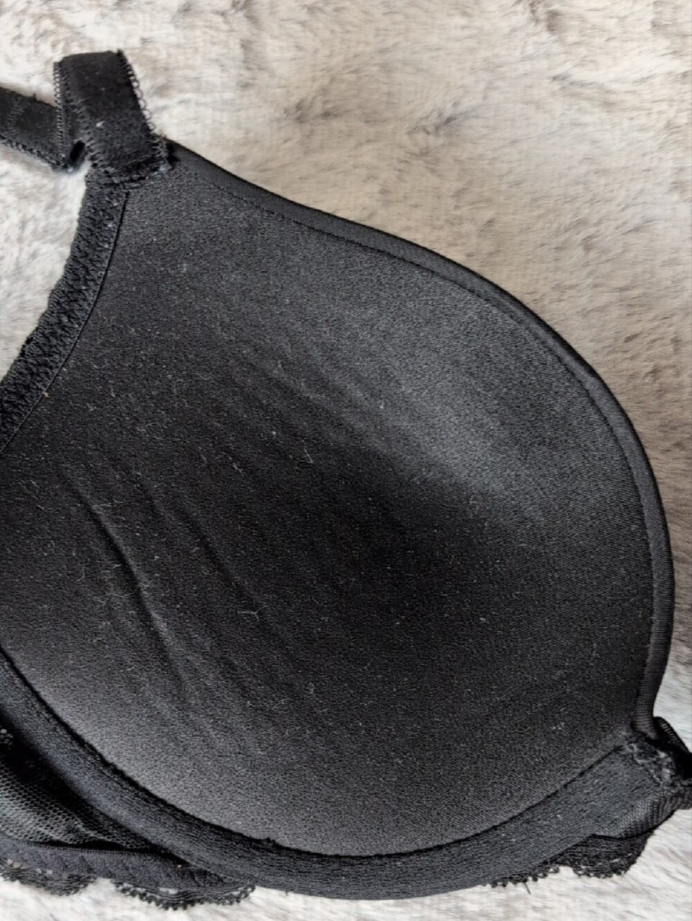 Victoria's Secret Dreams Angels Black Lace Push-Up Bra - Picture 15 of 16